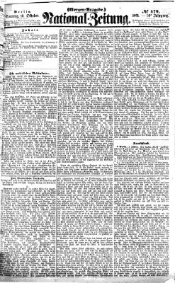 Nationalzeitung Sonntag 13. Oktober 1861