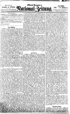 Nationalzeitung Montag 14. Oktober 1861