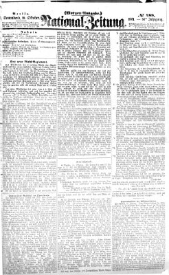 Nationalzeitung Samstag 19. Oktober 1861