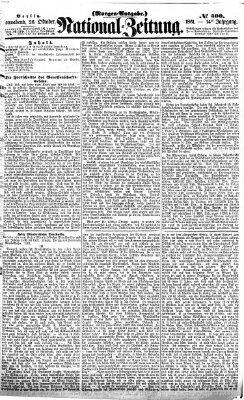 Nationalzeitung Samstag 26. Oktober 1861