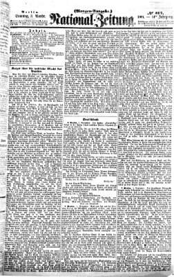 Nationalzeitung Sonntag 3. November 1861