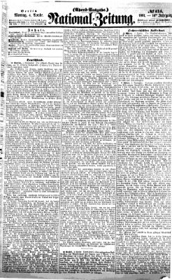 Nationalzeitung Montag 4. November 1861