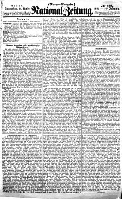 Nationalzeitung Donnerstag 14. November 1861