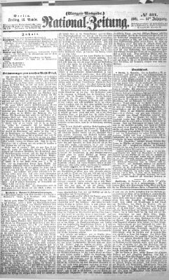 Nationalzeitung Freitag 15. November 1861