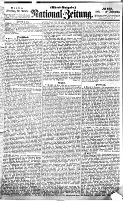 Nationalzeitung Dienstag 26. November 1861