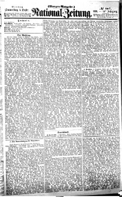 Nationalzeitung Donnerstag 5. Dezember 1861