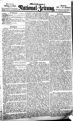 Nationalzeitung Montag 9. Dezember 1861