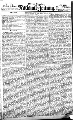 Nationalzeitung Dienstag 10. Dezember 1861