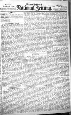 Nationalzeitung Freitag 13. Dezember 1861