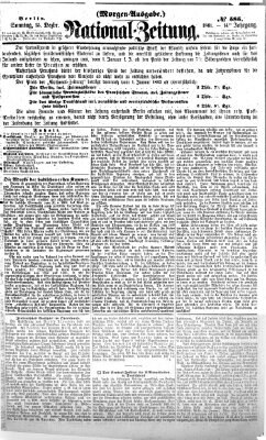 Nationalzeitung Sonntag 15. Dezember 1861