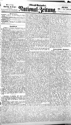 Nationalzeitung Montag 16. Dezember 1861