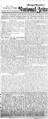 Nationalzeitung Donnerstag 19. Dezember 1861