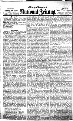 Nationalzeitung Dienstag 24. Dezember 1861