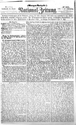 Nationalzeitung Mittwoch 25. Dezember 1861