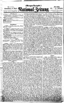 Nationalzeitung Samstag 28. Dezember 1861