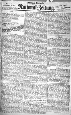 Nationalzeitung Samstag 3. Mai 1862