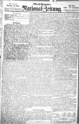 Nationalzeitung Montag 26. Mai 1862