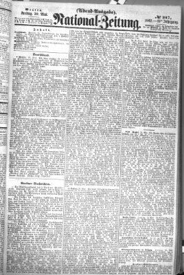 Nationalzeitung Freitag 30. Mai 1862