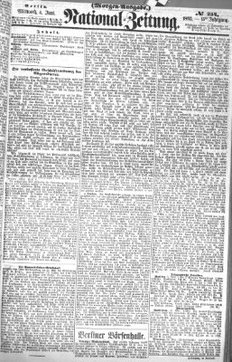 Nationalzeitung Mittwoch 4. Juni 1862