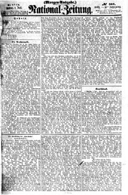 Nationalzeitung Freitag 4. Juli 1862