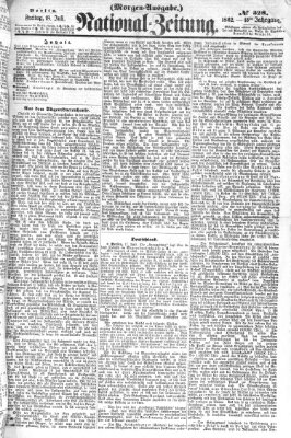 Nationalzeitung Freitag 18. Juli 1862