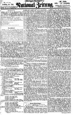 Nationalzeitung Dienstag 29. Juli 1862