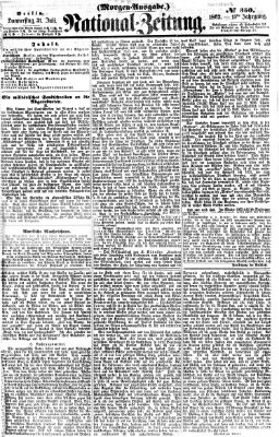 Nationalzeitung Donnerstag 31. Juli 1862