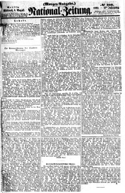 Nationalzeitung Mittwoch 6. August 1862