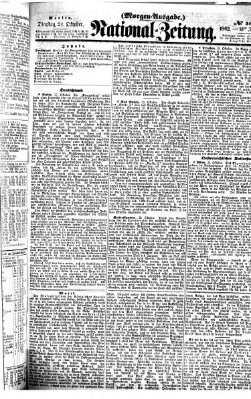 Nationalzeitung Samstag 28. Oktober 1871