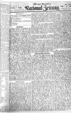 Nationalzeitung Dienstag 4. November 1862