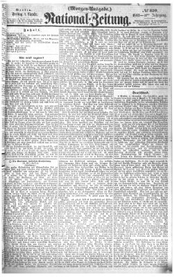 Nationalzeitung Freitag 7. November 1862