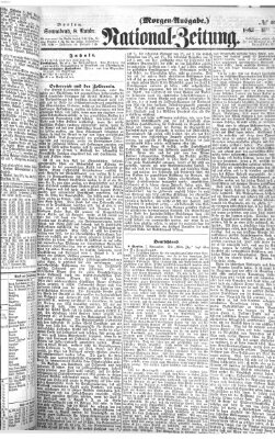 Nationalzeitung Samstag 8. November 1862