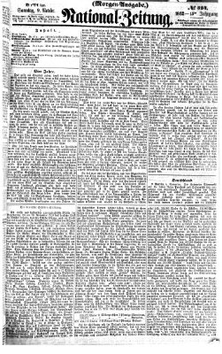 Nationalzeitung Sonntag 9. November 1862