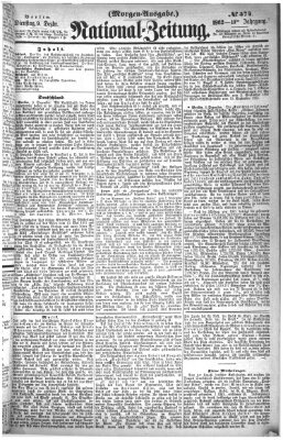 Nationalzeitung Dienstag 9. Dezember 1862