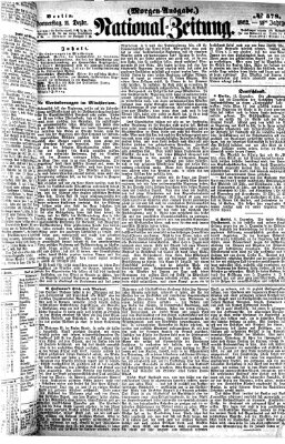 Nationalzeitung Donnerstag 11. Dezember 1862