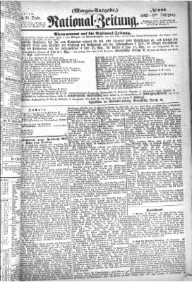 Nationalzeitung Mittwoch 31. Dezember 1862