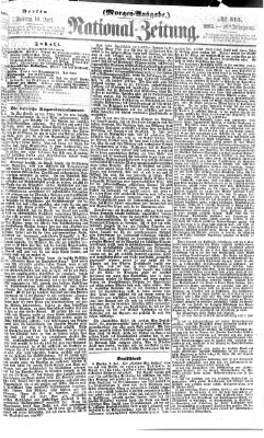 Nationalzeitung Freitag 10. Juli 1863