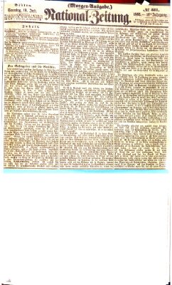 Nationalzeitung Sonntag 19. Juli 1863