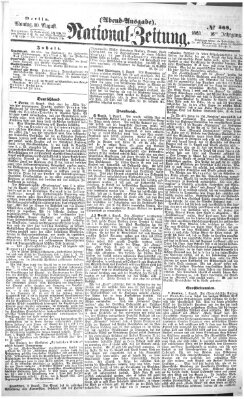 Nationalzeitung Montag 10. August 1863