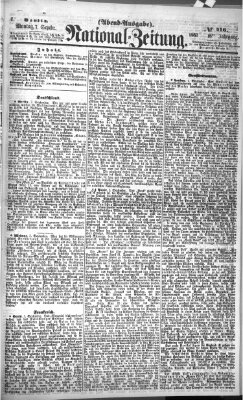 Nationalzeitung Montag 7. September 1863