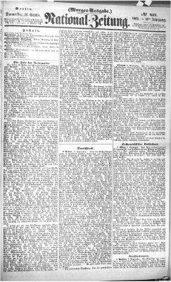 Nationalzeitung Donnerstag 10. September 1863