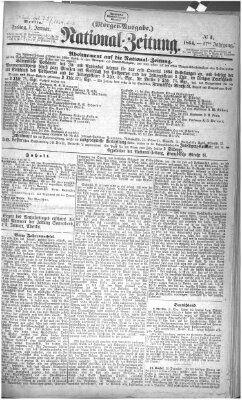 Nationalzeitung Freitag 1. Januar 1864