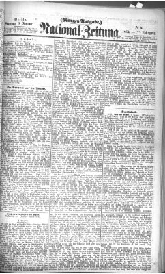 Nationalzeitung Sonntag 3. Januar 1864