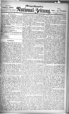 Nationalzeitung Dienstag 5. Januar 1864