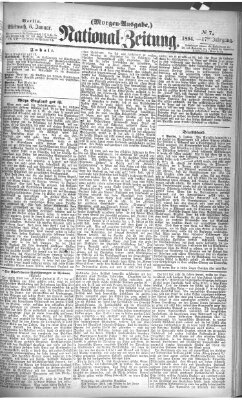 Nationalzeitung Mittwoch 6. Januar 1864