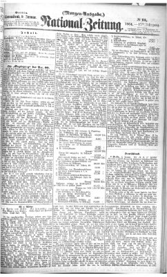 Nationalzeitung Samstag 9. Januar 1864