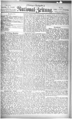 Nationalzeitung Sonntag 10. Januar 1864