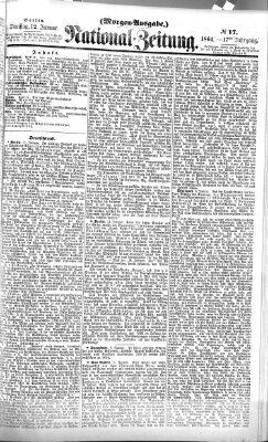 Nationalzeitung Dienstag 12. Januar 1864