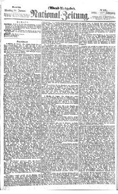 Nationalzeitung Montag 18. Januar 1864