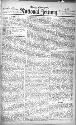 Nationalzeitung Samstag 23. Januar 1864